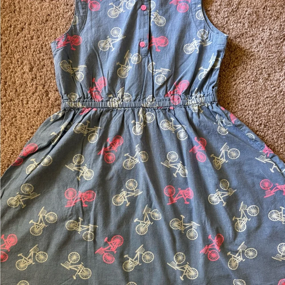 Crazy 8 Pink and Red Pleated Sundress